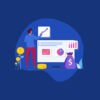 abstract illustration of businessman drawing a chart to represent payback period